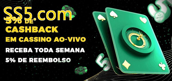 Promoções do cassino ao Vivo SS5.com